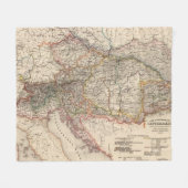 Mitteleuropa Fleecedecke (Vorderseite (Horizontal))