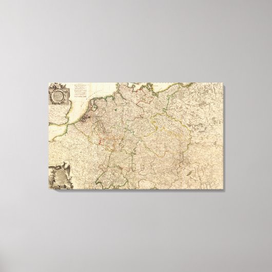 Mitteleuropa Leinwanddruck (Vorderseite)