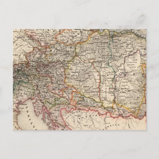 Mitteleuropa Postkarte (Vorderseite)