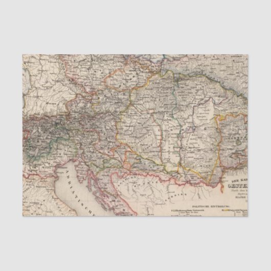 Mitteleuropa Seidenpapier (Vorderseite)