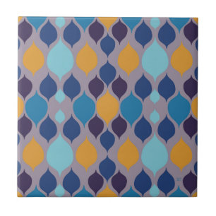 Mitteleuropäisch 1960er Jahre Geometrische Pastell Fliese