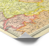 Mitteleuropäische Staaten Poster (Ecke)