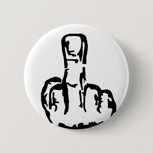 Mittelfinger Button (Vorderseite)