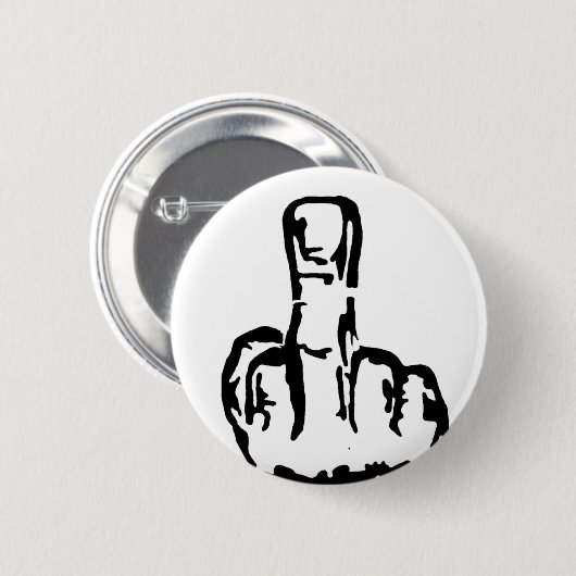 Mittelfinger Button (Vorne & Hinten)