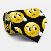Mittelfinger Emoji Krawatte (Gerollt)