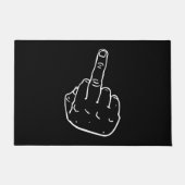 Mittelfinger Fußmatte (Vorderseite)