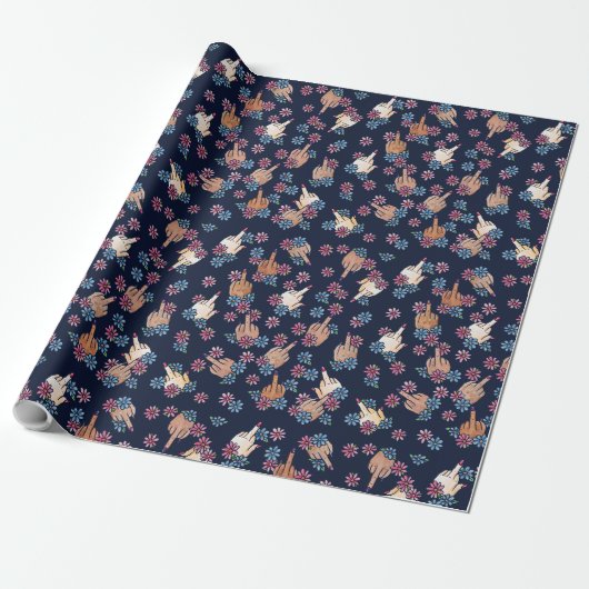 Mittelfinger Geschenkpapier (Ungerollt)