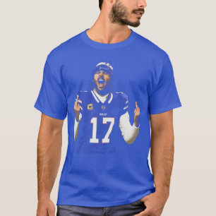 Mittelfinger Josh Allen Retro T-Shirt