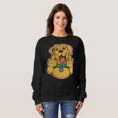 Mittelfinger Labrador Retriever Sweatshirt (Vorne ganz)