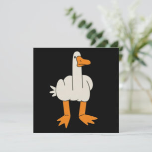 Mittelfinger Möwe Humor Lustige Geste Finger Weg Einladung