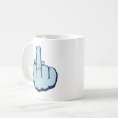 Mittelfinger-Tasse Kaffeetasse (Vorderseite Links)