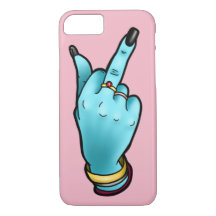 Mittelfinger-Telefon-Kasten