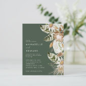 Mittelfristig grün bohemian botanisch modern elega (Stehend Vorderseite)