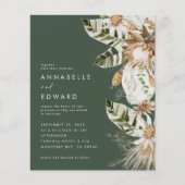 Mittelfristig grün bohemian botanisch modern elega (Vorderseite)