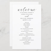 Mittelfristiges Hochzeitsprogramm für Schwarz-Weiß (Vorne/Hinten)