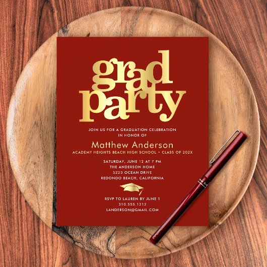 Mittelfristiges Party für den Rotgoldenstempel