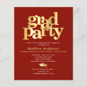 Mittelfristiges Party für den Rotgoldenstempel (Vorderseite)