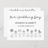 Mittelfristiges Programm für moderne Hochzeitstage (Vorne/Hinten)