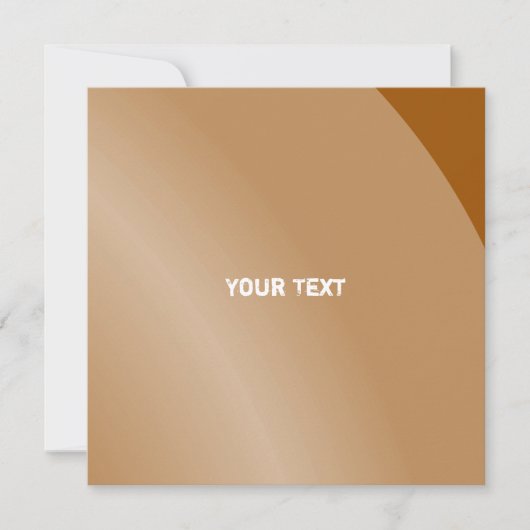 Mittelgradiger monochromer Orange-Code mit moderne Karte (Vorderseite)