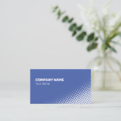 mittelgradiger weißer Halbtoneffekt Visitenkarte (Stehend Vorderseite)