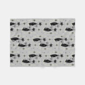 Mittelgrau Fleecedecke (Vorderseite (Horizontal))