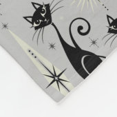 Mittelgrau Fleecedecke (Ecke)