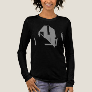 Mittelgraue geometrische Formen Abstrakte Kunstges Tri-Blend Shirt