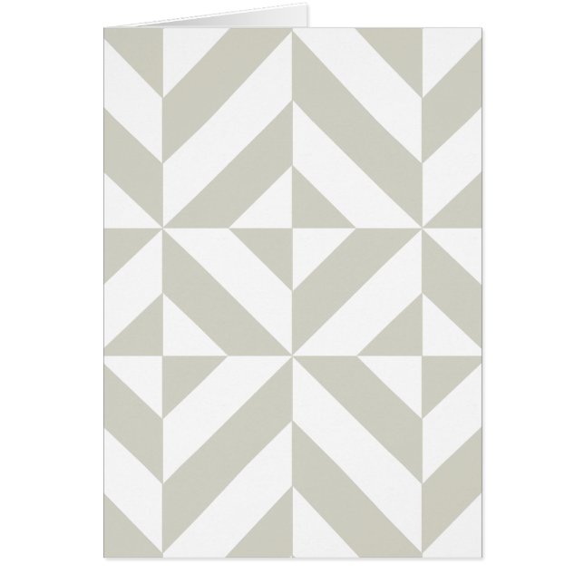 Mittelgraues geometrisches Deko Cube-Muster (Vorne)
