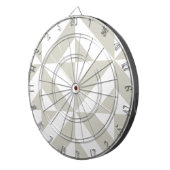 Mittelgraues geometrisches Deko Cube-Muster Dartscheibe (Vorderseite rechts)