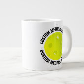 Mittelgroße Personalisierte Text Riesige Picklebal Jumbo-Tasse (Vorderseite Rechts)