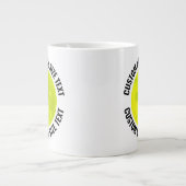 Mittelgroße Personalisierte Text Riesige Picklebal Jumbo-Tasse (Vorderseite)