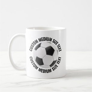 Mittelgroßer Personalisierter Text Tennisball 310g Kaffeetasse