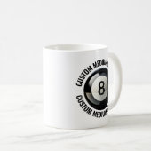 Mittelgroßer Text 330ml personalisierter 8 Ball Be Kaffeetasse (VorderseiteRechts)