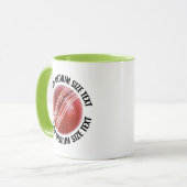 Mittelgroßer Text LIME GRÜN Combo 11oz Individuell Tasse (Vorderseite Links)