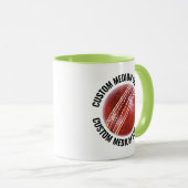 Mittelgroßer Text LIME GRÜN Combo 11oz Individuell Tasse (VorderseiteRechts)