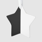 Mittelhalb und halb schwarz und weiß ornament (Vorderseite)