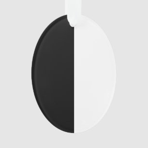 Mittelhalb und halb schwarz und weiß ornament