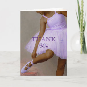 Mittelhaut Ballerina Lila grün oder blau Tutu Karte