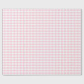 Mittelhellrosa und weißes Harlequin Geschenkpapier (Flach)
