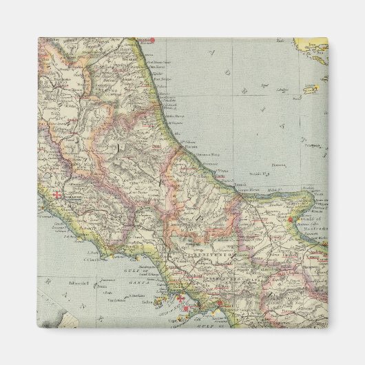 Mittelitalien Magnet (Vorne)