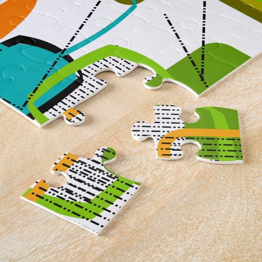 Mitteljahrhundert Modernes Abstraktes #57 Puzzle (Seite)