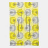 Mitteljahrszirkel Gelbgrau Geschirrtuch (Vertikal)