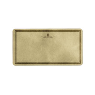 Mittelklasses Elegantes Apothekaretikum Adressaufkleber