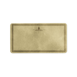 Mittelklasses Elegantes Apothekaretikum Adressaufkleber