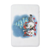 Mittelkorgi Weihnachten Badematte (Vorderseite Vertikal)