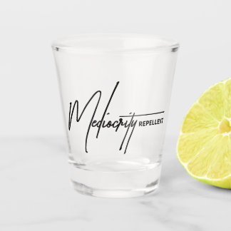 Mittelmaß-Abstoßend Lustig Sarkastisch Hochwertig Schnapsglas