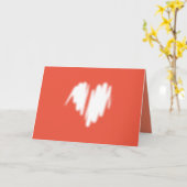 Mittelmäßiges weißes Graffiti-bespritztes Herzbild Karte (Gelbe Blume)