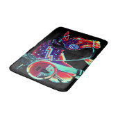 Mittelmatte mit "Pony"-Design Badematte (Schrägansicht)