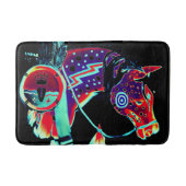 Mittelmatte mit "Pony"-Design Badematte (Vorderseite)