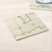 Mittelmeer 2 rechteckiger pappuntersetzer (angewinkelt)